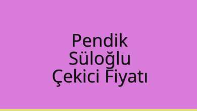 Pendik Çekici Fiyatı – Süloğlu Oto Kurtarıcı Ücreti