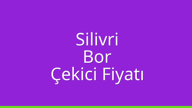 Silivri Çekici Fiyatı – Bor Oto Kurtarıcı Ücreti