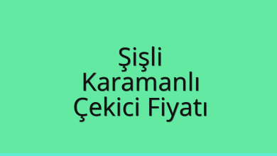 Şişli Çekici Fiyatı – Karamanlı Oto Kurtarıcı Ücreti