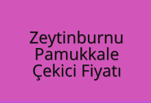 Zeytinburnu Çekici Fiyatı – Pamukkale Oto Kurtarıcı Ücreti