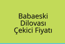 Babaeski Çekici Fiyatı – Dilovası Oto Kurtarıcı Ücreti