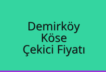 Demirköy Çekici Fiyatı – Köse Oto Kurtarıcı Ücreti