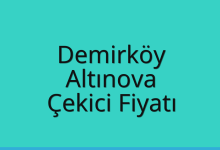 Demirköy Çekici Fiyatı – Altınova Oto Kurtarıcı Ücreti