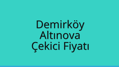 Demirköy Çekici Fiyatı – Altınova Oto Kurtarıcı Ücreti