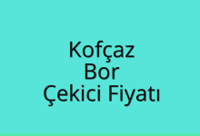Kofçaz Çekici Fiyatı – Bor Oto Kurtarıcı Ücreti