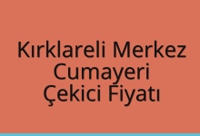 Kırklareli Merkez Çekici Fiyatı – Cumayeri Oto Kurtarıcı Ücreti