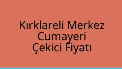 Kırklareli Merkez Çekici Fiyatı – Cumayeri Oto Kurtarıcı Ücreti