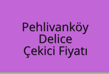 Pehlivanköy Çekici Fiyatı – Delice Oto Kurtarıcı Ücreti