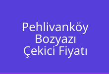Pehlivanköy Çekici Fiyatı – Bozyazı Oto Kurtarıcı Ücreti