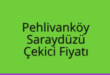 Pehlivanköy Çekici Fiyatı – Saraydüzü Oto Kurtarıcı Ücreti