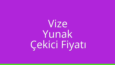 Vize Çekici Fiyatı – Yunak Oto Kurtarıcı Ücreti