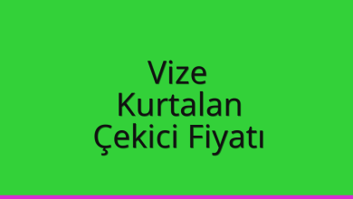 Vize Çekici Fiyatı – Kurtalan Oto Kurtarıcı Ücreti