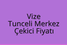 Vize Çekici Fiyatı – Tunceli Merkez Oto Kurtarıcı Ücreti
