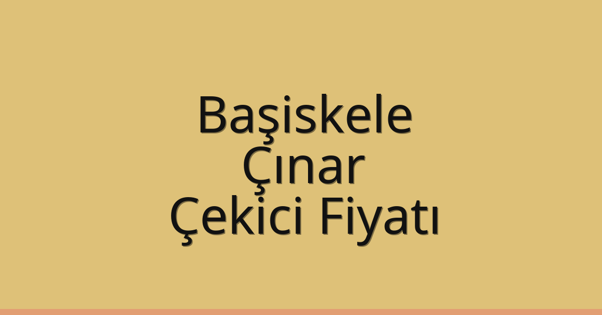 Başiskele Çekici Fiyatı - Çınar Oto Kurtarıcı Ücreti Başiskele Çekici Fiyatı – Çınar Oto Kurtarıcı Ücreti