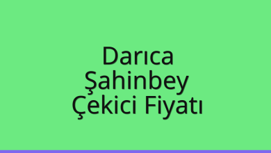 Darıca Çekici Fiyatı – Şahinbey Oto Kurtarıcı Ücreti