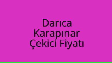 Darıca Çekici Fiyatı – Karapınar Oto Kurtarıcı Ücreti