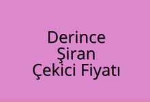 Derince Çekici Fiyatı – Şiran Oto Kurtarıcı Ücreti