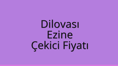 Dilovası Çekici Fiyatı – Ezine Oto Kurtarıcı Ücreti