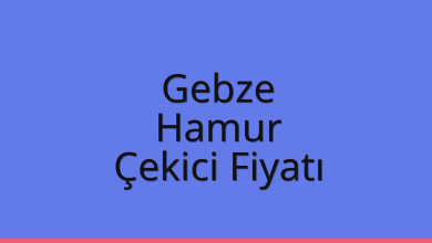 Gebze Çekici Fiyatı – Hamur Oto Kurtarıcı Ücreti
