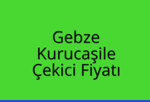 Gebze Çekici Fiyatı – Kurucaşile Oto Kurtarıcı Ücreti