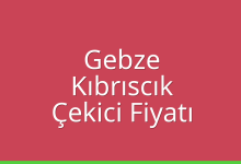 Gebze Çekici Fiyatı – Kıbrıscık Oto Kurtarıcı Ücreti