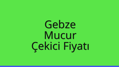 Gebze Çekici Fiyatı – Mucur Oto Kurtarıcı Ücreti