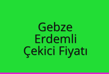 Gebze Çekici Fiyatı – Erdemli Oto Kurtarıcı Ücreti