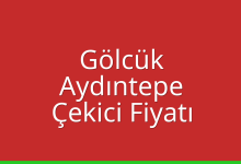 Gölcük Çekici Fiyatı – Aydıntepe Oto Kurtarıcı Ücreti
