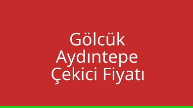 Gölcük Çekici Fiyatı – Aydıntepe Oto Kurtarıcı Ücreti