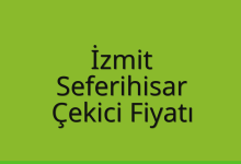 İzmit Çekici Fiyatı – Seferihisar Oto Kurtarıcı Ücreti