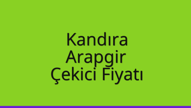 Kandıra Çekici Fiyatı – Arapgir Oto Kurtarıcı Ücreti