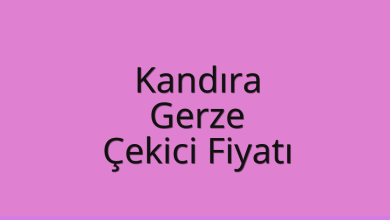 Kandıra Çekici Fiyatı – Gerze Oto Kurtarıcı Ücreti
