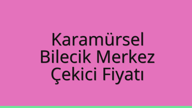 Karamürsel Çekici Fiyatı – Bilecik Merkez Oto Kurtarıcı Ücreti