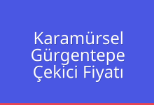 Karamürsel Çekici Fiyatı – Gürgentepe Oto Kurtarıcı Ücreti
