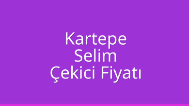 Kartepe Çekici Fiyatı – Selim Oto Kurtarıcı Ücreti