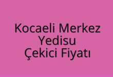 Kocaeli Merkez Çekici Fiyatı – Yedisu Oto Kurtarıcı Ücreti