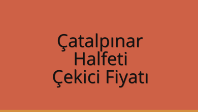 Çatalpınar Çekici Fiyatı – Halfeti Oto Kurtarıcı Ücreti