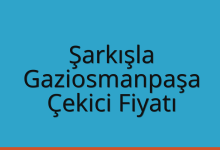Şarkışla Çekici Fiyatı – Gaziosmanpaşa Oto Kurtarıcı Ücreti