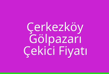Çerkezköy Çekici Fiyatı – Gölpazarı Oto Kurtarıcı Ücreti