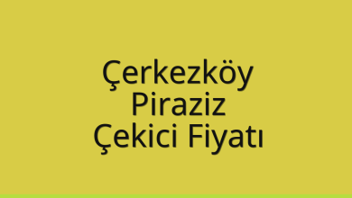 Çerkezköy Çekici Fiyatı – Piraziz Oto Kurtarıcı Ücreti
