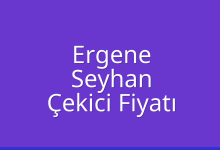 Ergene Çekici Fiyatı – Seyhan Oto Kurtarıcı Ücreti