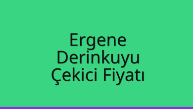 Ergene Çekici Fiyatı – Derinkuyu Oto Kurtarıcı Ücreti