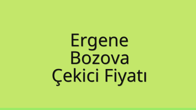 Ergene Çekici Fiyatı – Bozova Oto Kurtarıcı Ücreti