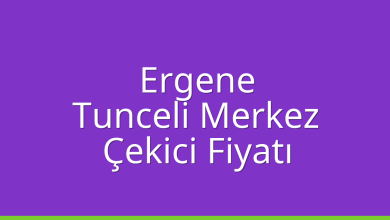 Ergene Çekici Fiyatı – Tunceli Merkez Oto Kurtarıcı Ücreti