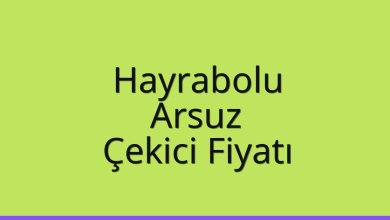 Hayrabolu Çekici Fiyatı – Arsuz Oto Kurtarıcı Ücreti