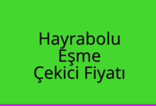 Hayrabolu Çekici Fiyatı – Eşme Oto Kurtarıcı Ücreti