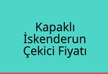 Kapaklı Çekici Fiyatı – İskenderun Oto Kurtarıcı Ücreti