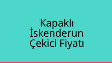 Kapaklı Çekici Fiyatı – İskenderun Oto Kurtarıcı Ücreti