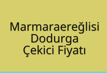 Marmaraereğlisi Çekici Fiyatı – Dodurga Oto Kurtarıcı Ücreti