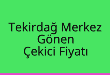 Tekirdağ Merkez Çekici Fiyatı – Gönen Oto Kurtarıcı Ücreti